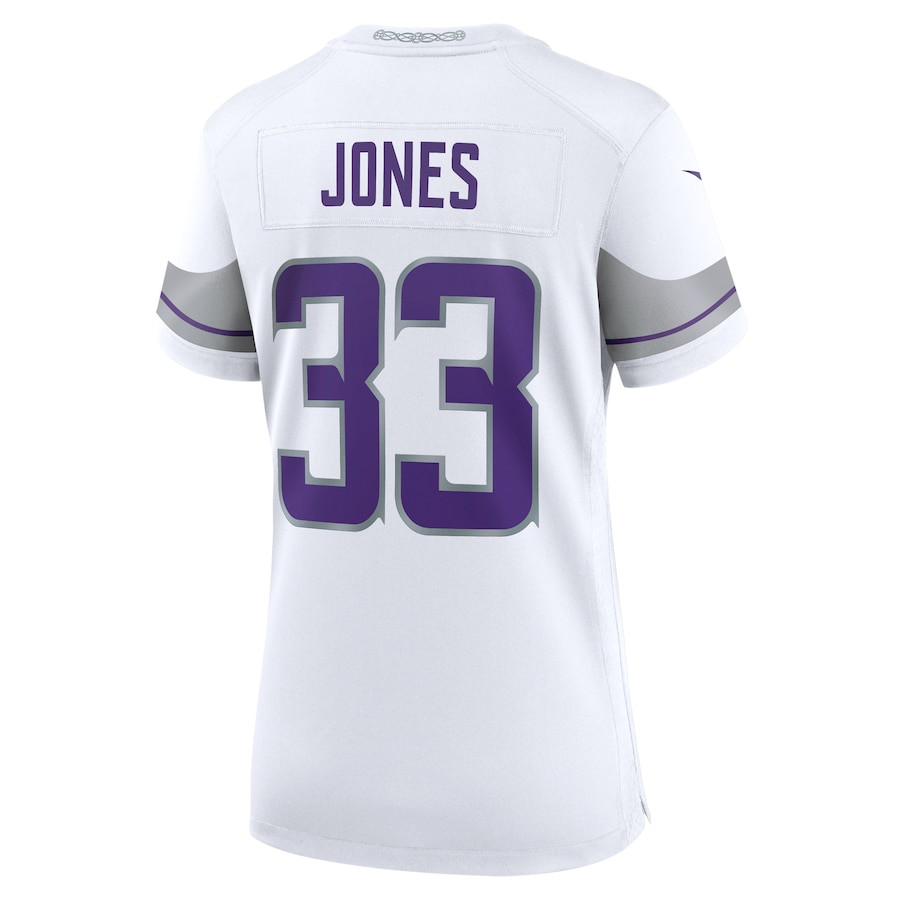 Aaron Jones 33 Minnesota Vikings Women's Alternate Game Jersey - White JS6612 Saliibo - Image 3