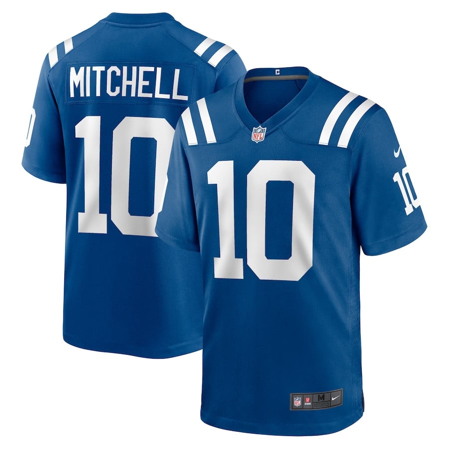 Adonai Mitchell 10 Indianapolis Colts Game Men Jersey - Royal JS4221 Saliibo