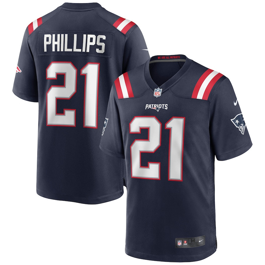 Adrian Phillips 21 New England Patriots Men Game Jersey - Navy JS4631 Saliibo