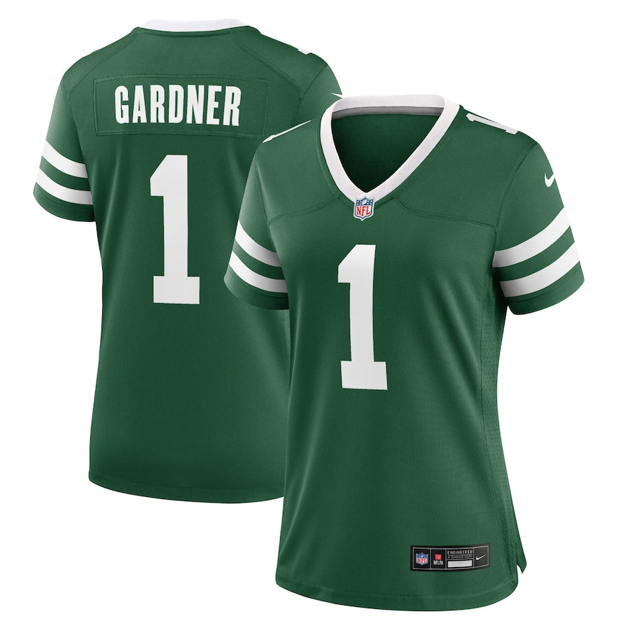Ahmad Sauce Gardner 1 New York Jets Game Women Jersey - Legacy Green JS2510 Saliibo