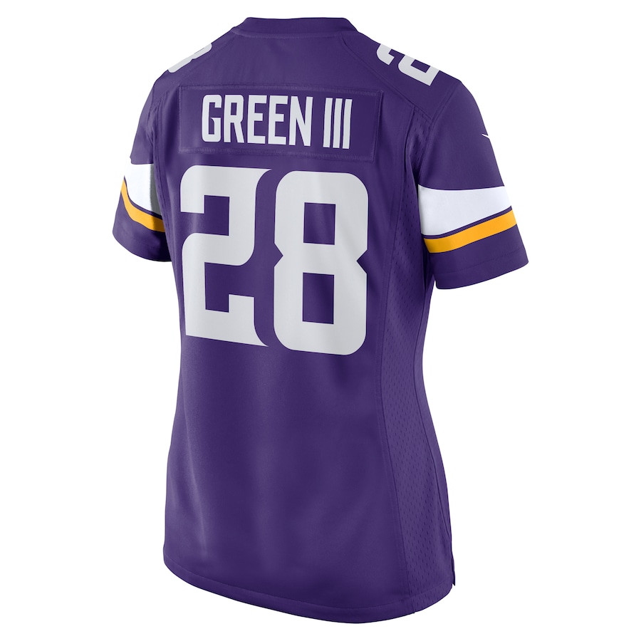 A.J. Green III 28 Minnesota Vikings Team Game Women Jersey - Purple JS2798 Saliibo - Image 3
