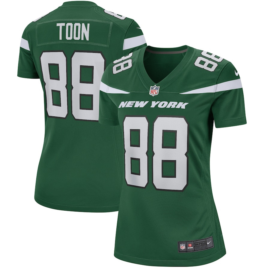 Al Toon 88 New York Jets Women Game Retired Jersey - Gotham Green JS3562 Saliibo
