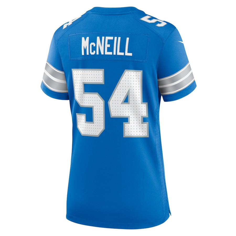 Alim McNeill #54 Detroit Lions Super Bowl LIX Women's Jersey - Blue JS5635 Saliibo - Image 3