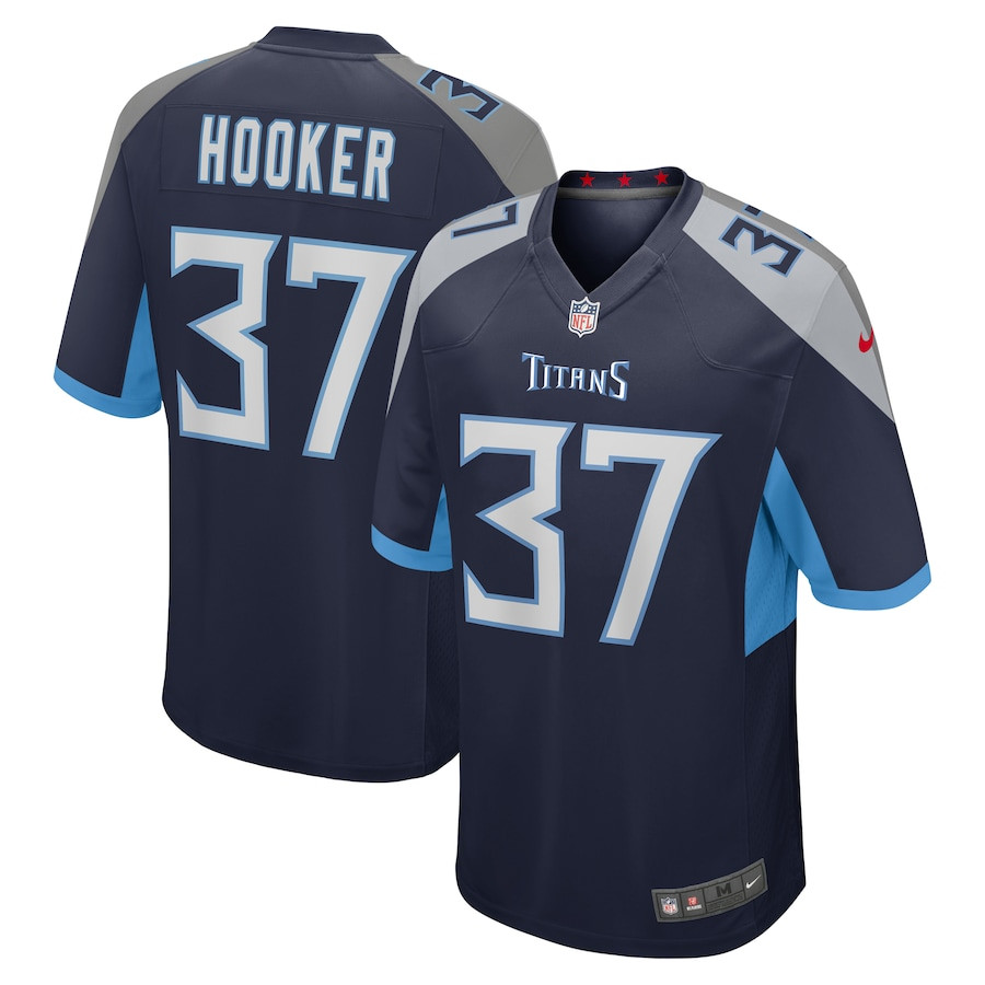 Amani Hooker 37 Tennessee Titans Game Men Jersey - Navy JS4649 Saliibo