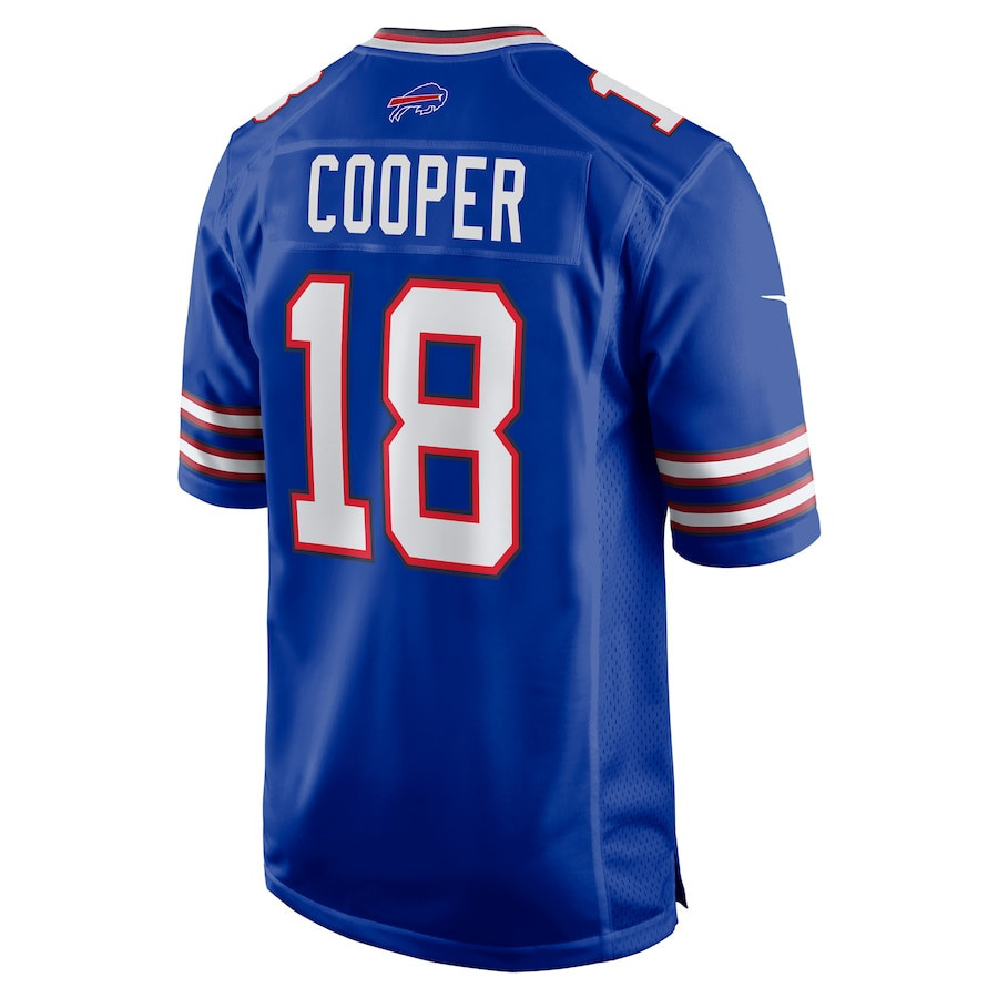 Amari Cooper #18 Buffalo Bills Super Bowl LIX Jersey - Men's - Royal JS2135 Saliibo - Image 3
