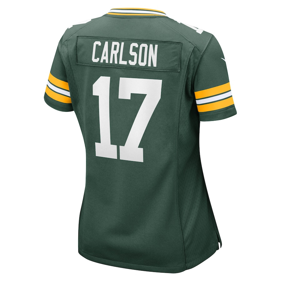 Anders Carlson 17 Green Bay Packers Women Game Jersey - Green JS7677 Saliibo - Image 3