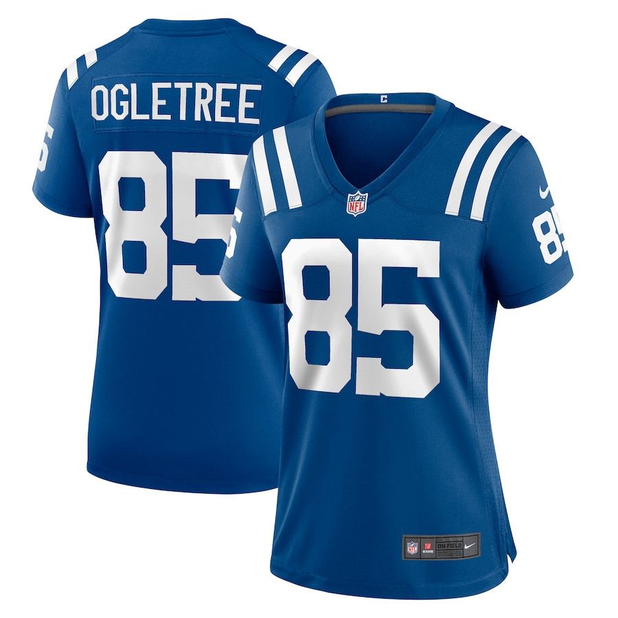 Andrew Ogletree 85 Indianapolis Colts Women's Game Jersey - Royal JS3751 Saliibo