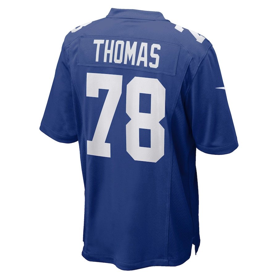 Andrew Thomas 78 New York Giants Men Game Jersey - Royal JS3293 Saliibo - Image 3