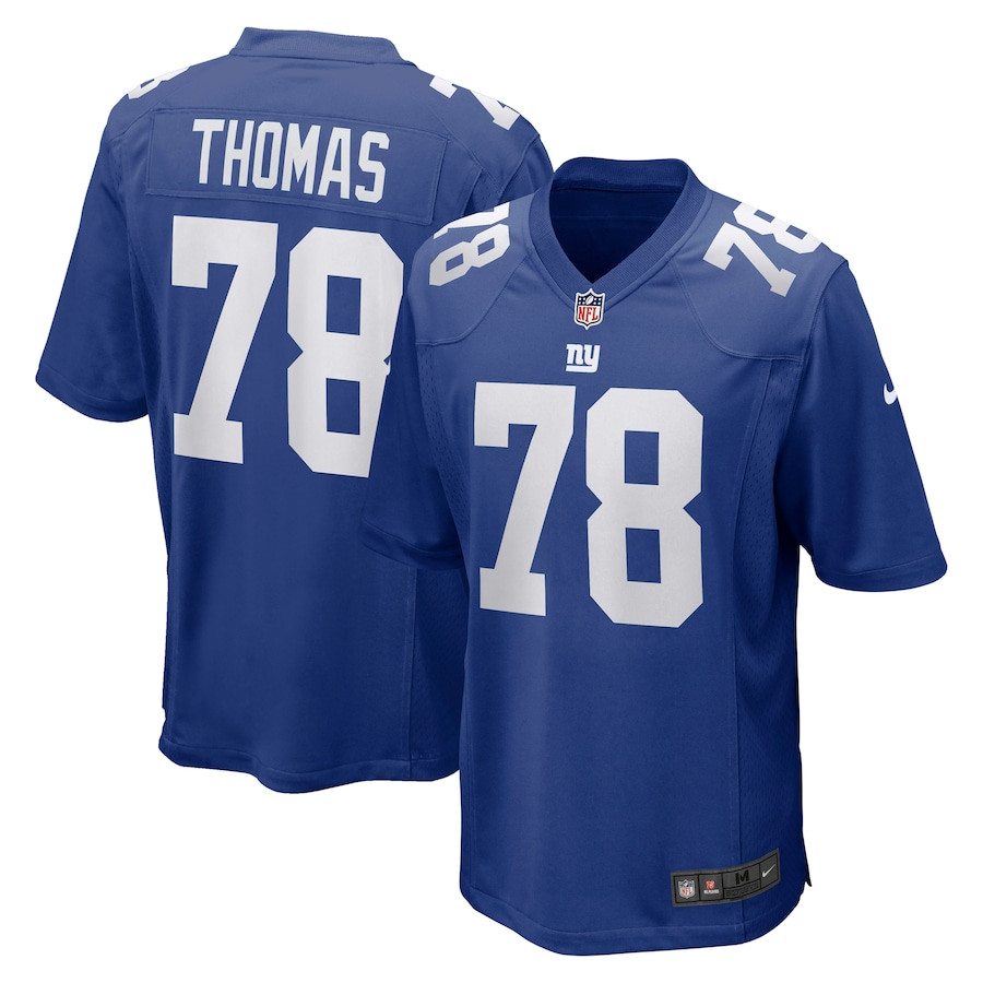 Andrew Thomas 78 New York Giants Men Game Jersey - Royal JS3293 Saliibo