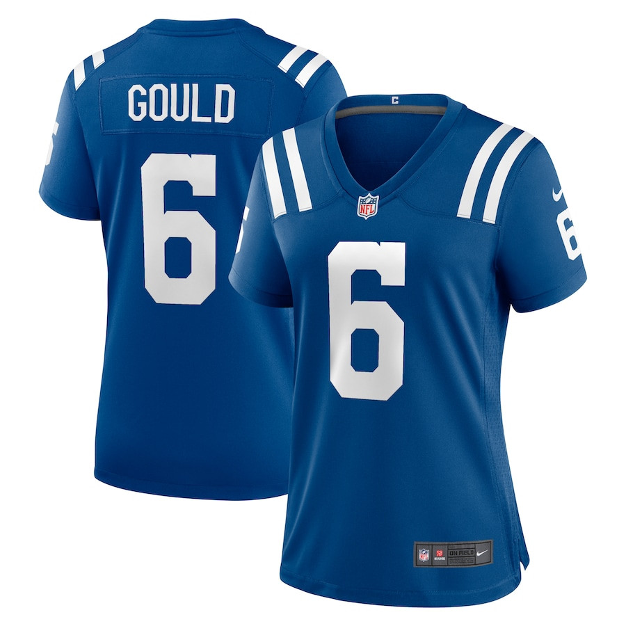 Anthony Gould 6 Indianapolis Colts Women's Game Jersey - Royal JS4117 Saliibo