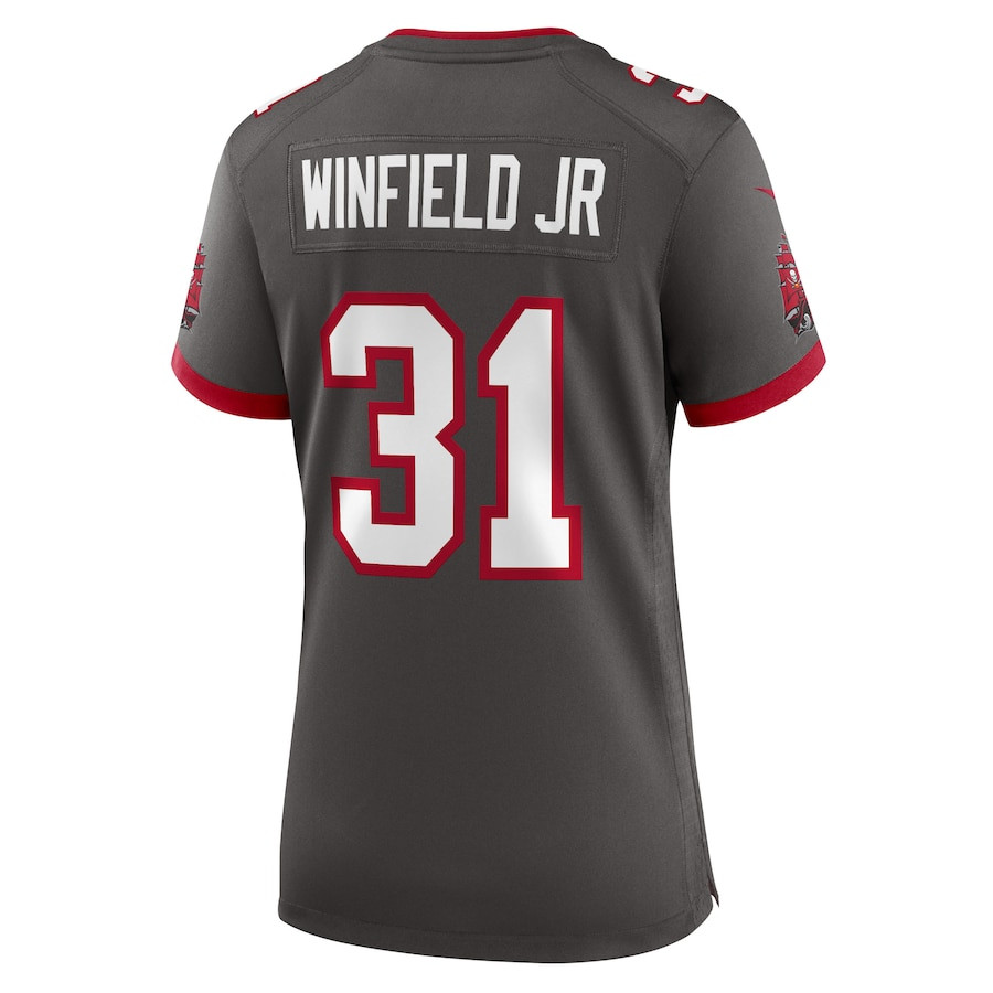Antoine Winfield Jr. 31 Tampa Bay Buccaneers Women Game Jersey - Pewter JS9145 Saliibo - Image 3