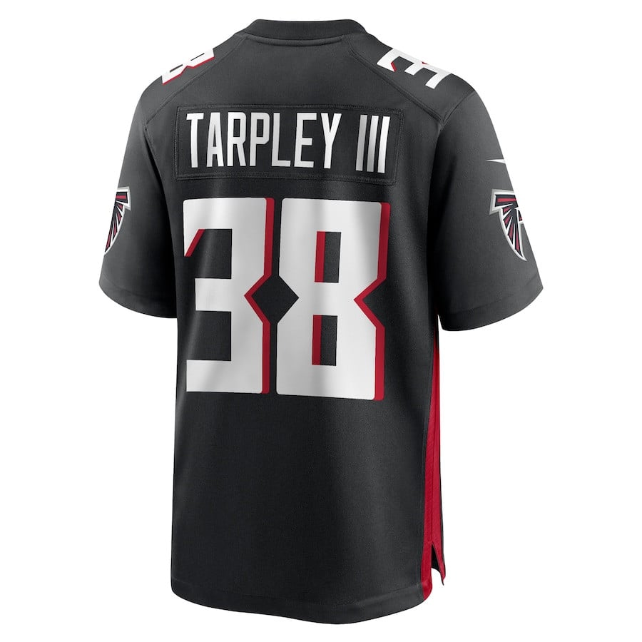 Arnold Tarpley III 38 Atlanta Falcons Game Jersey - Black JS5062 Saliibo - Image 3