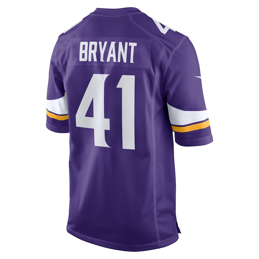Austin Bryant 41 Minnesota Vikings Game Men Jersey - Purple JS9399 Saliibo - Image 3