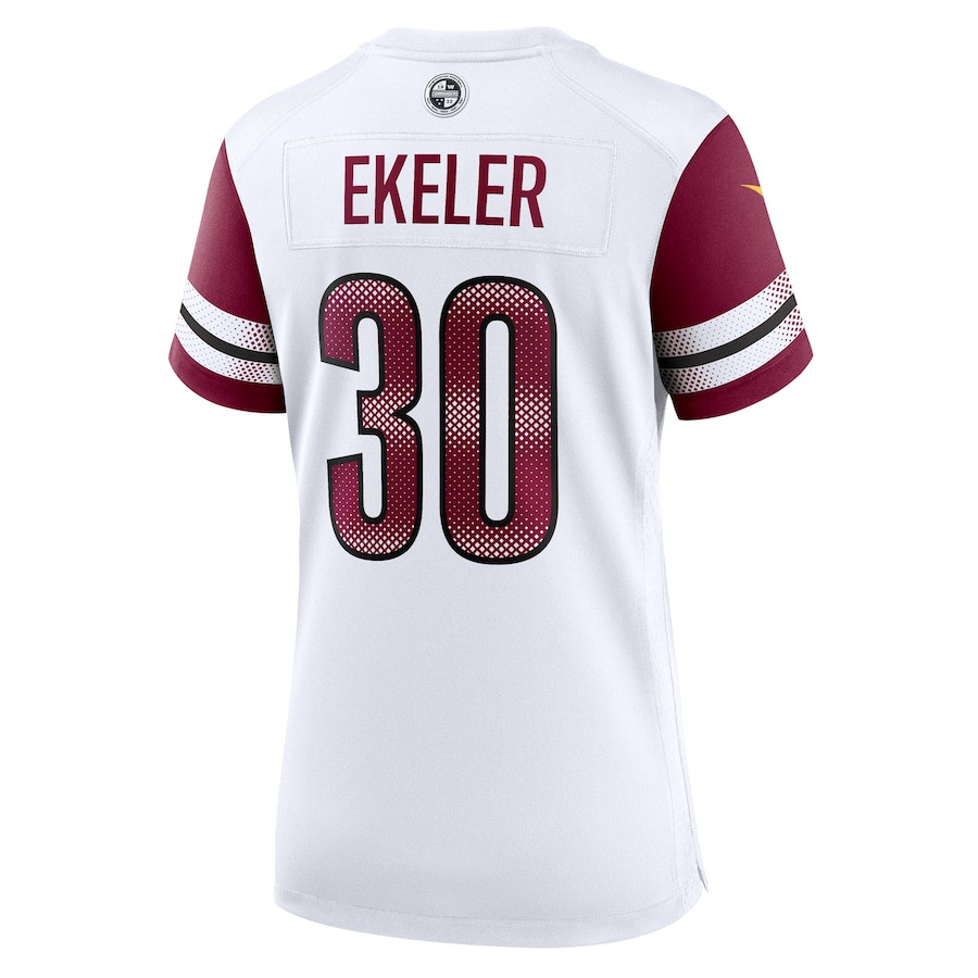 Austin Ekeler 30 Washington Commanders Women's Game Jersey - White JS5563 Saliibo - Image 3