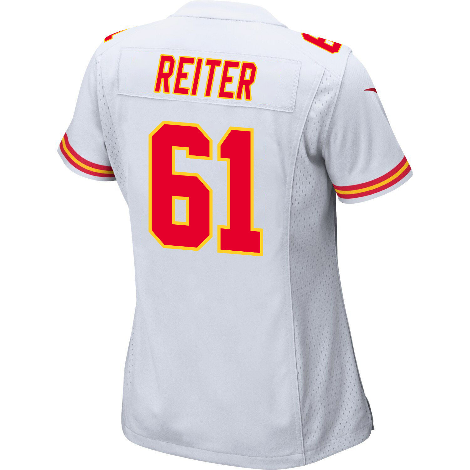 Austin Reiter 61 Kansas City Chiefs Super Bowl LVIII Patch Game Women Jersey - White JS6204 Saliibo - Image 3