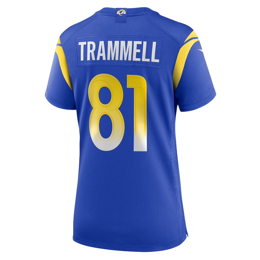 Austin Trammell 81 Los Angeles Rams Women's Game Jersey - Royal JS5924 Saliibo - Image 3