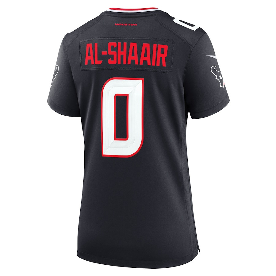 Azeez Al-Shaair 0 Houston Texans Team Game Women Jersey - Navy JS5533 Saliibo - Image 3