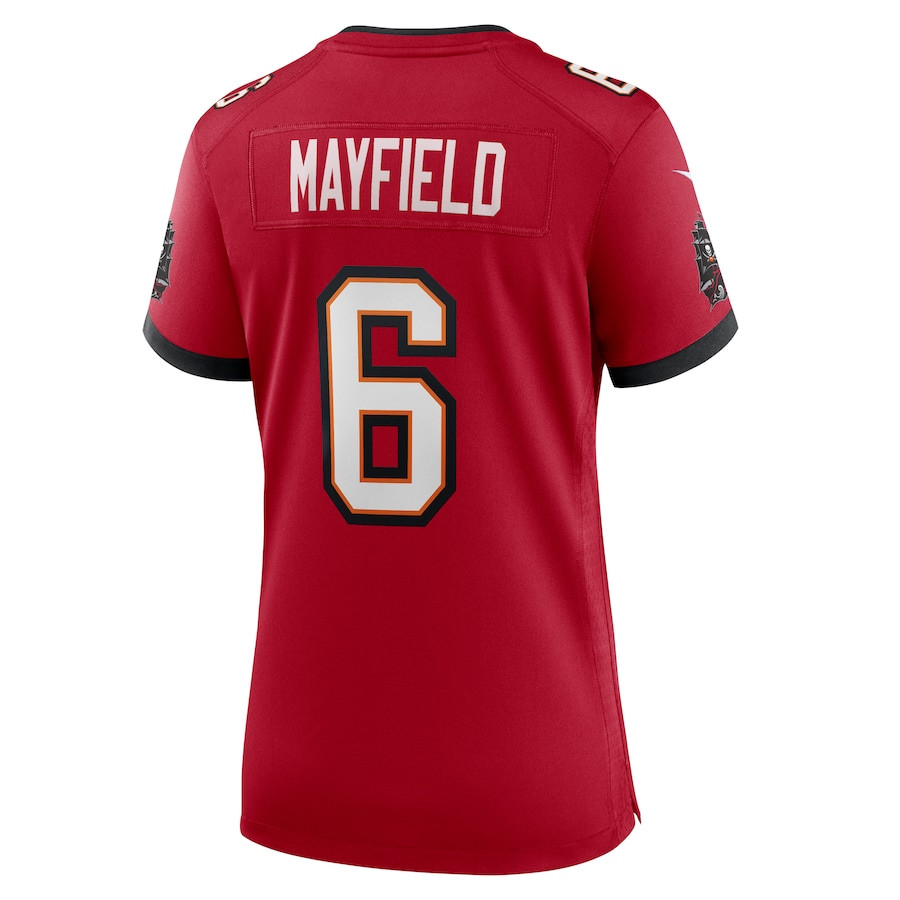 Baker Mayfield 6 Tampa Bay Buccaneers Women Game Jersey - Red JS9973 Saliibo - Image 3