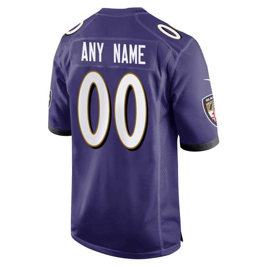 Baltimore Ravens vs. San Francisco 49ers Super Bowl LVIII Matchup Game Custom Men Jersey - Purple JS7028 Saliibo - Image 3