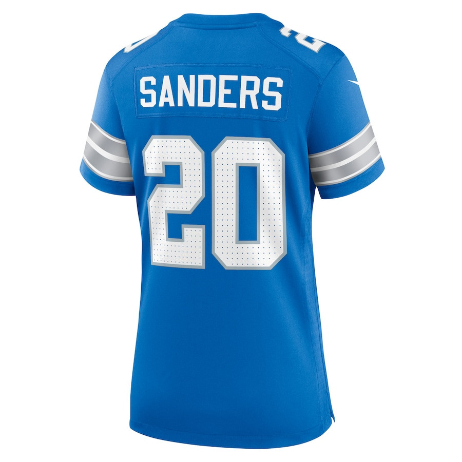 Barry Sanders 20 Detroit Lions Women's Retired Player Game Jersey - Blue JS6970 Saliibo - Image 3