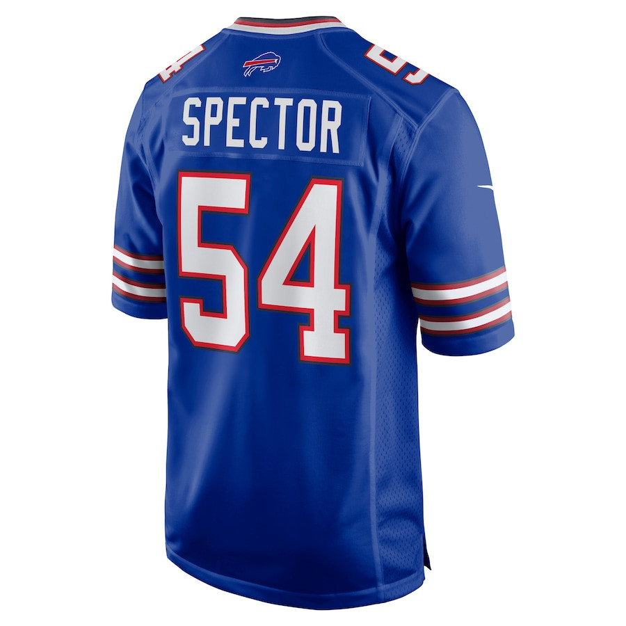 Baylon Spector 54 Buffalo Bills Men Game Jersey - Royal JS5672 Saliibo - Image 3
