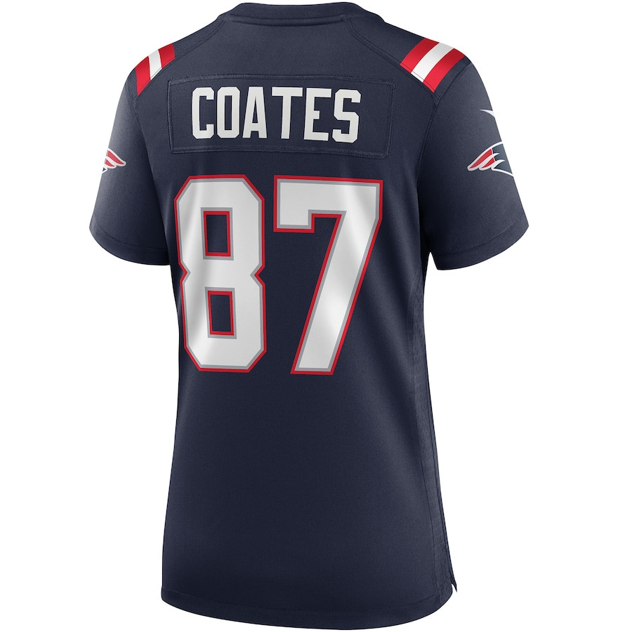 Ben Coates 87 New England Patriots Women Game Retired Jersey - Navy JS6066 Saliibo - Image 3