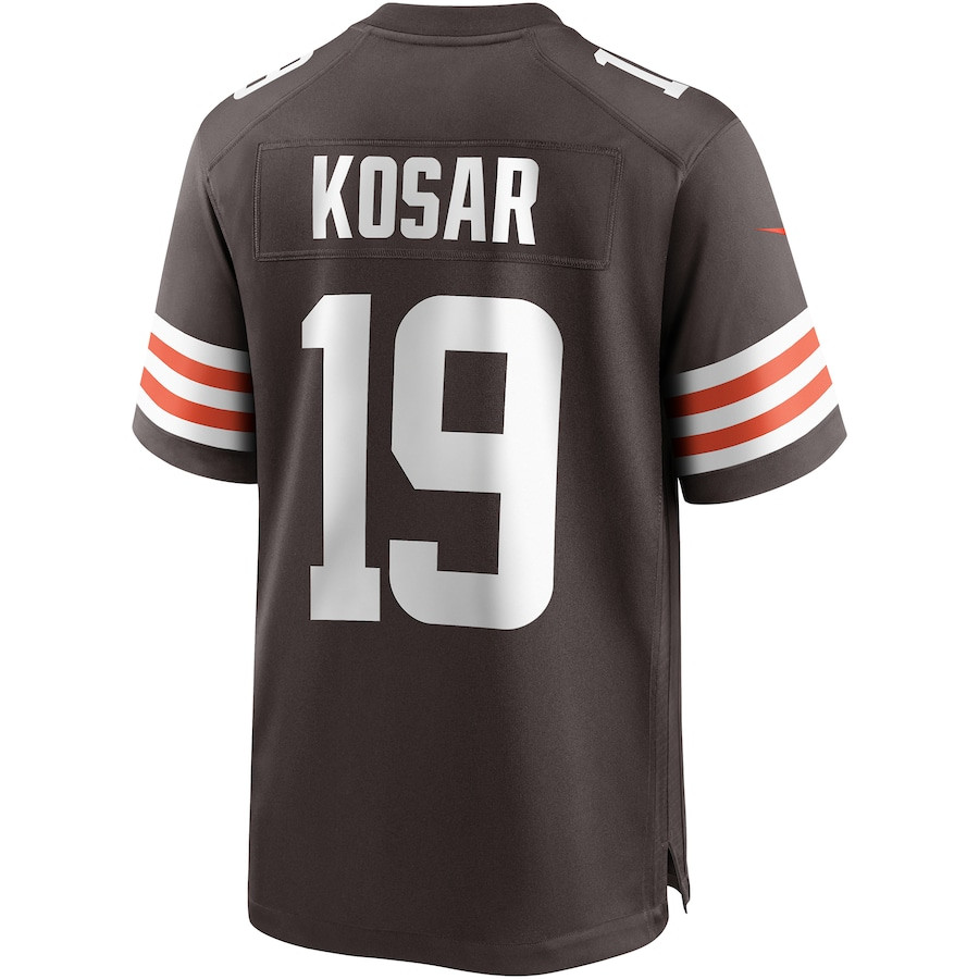 Bernie Kosar 19 Cleveland Browns Men Game Retired Jersey - Brown JS3625 Saliibo - Image 3