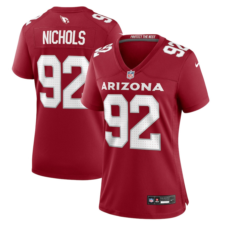 Bilal Nichols 92 Arizona Cardinals Women's Game Jersey - Cardinal JS1212 Saliibo