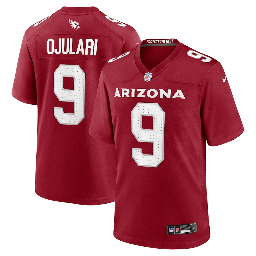 BJ Ojulari 9 Arizona Cardinals Team Game Men Jersey - Cardinal JS6175 Saliibo