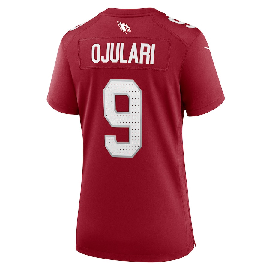 BJ Ojulari 9 Arizona Cardinals Women's Game Jersey - Cardinal JS2145 Saliibo - Image 3