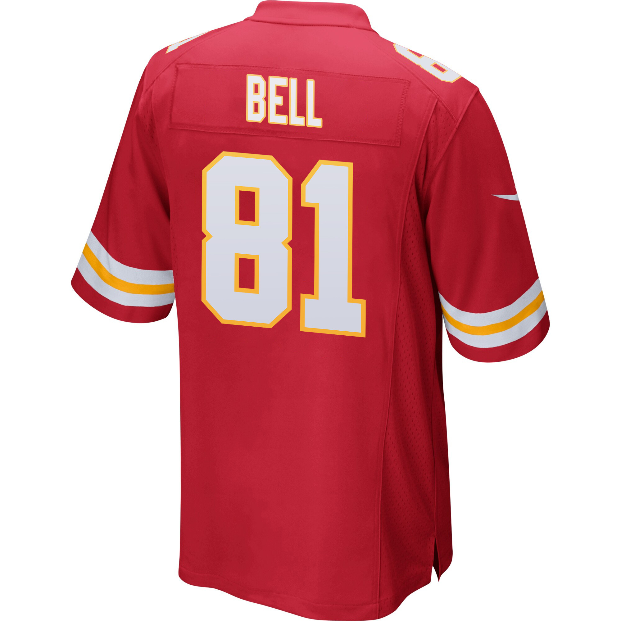Blake Bell 81 Kansas City Chiefs Super Bowl LVIII Champions 4 Stars Patch Game Men Jersey - Red JS2361 Saliibo - Image 3