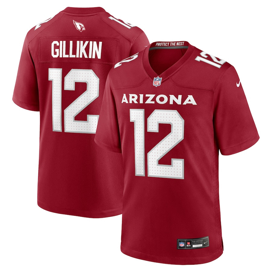 Blake Gillikin 12 Arizona Cardinals Team Game Men Jersey - Cardinal JS9395 Saliibo