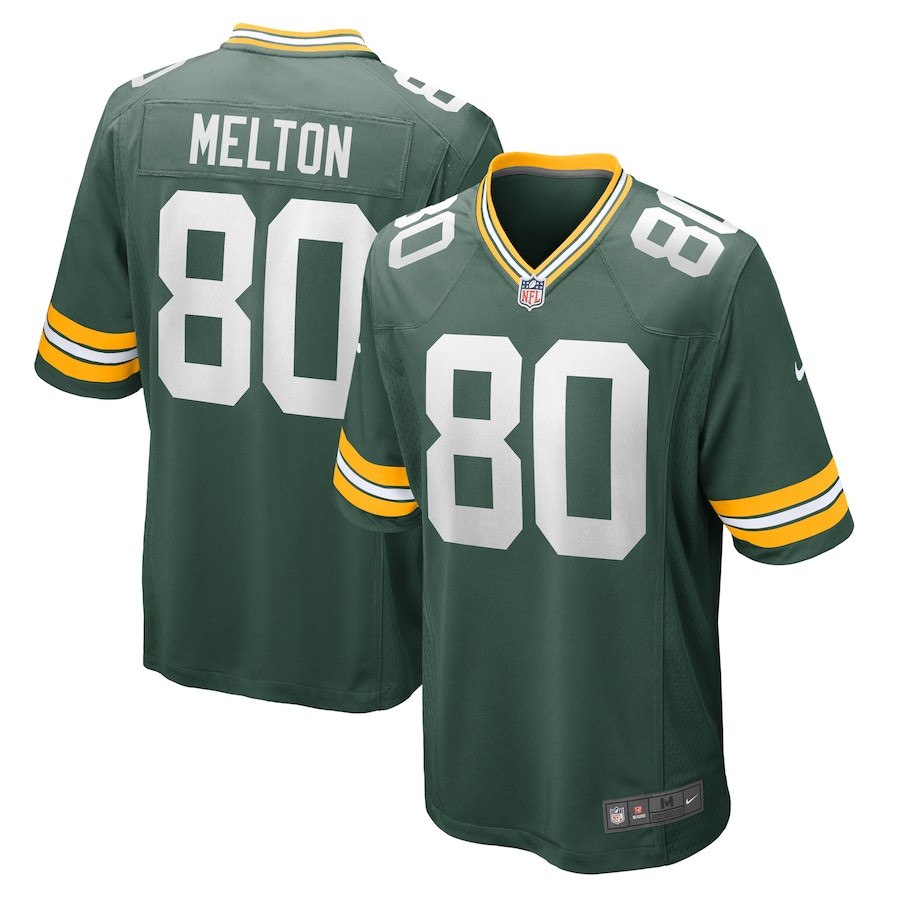 Bo Melton 80 Green Bay Packers Men Home Game Jersey - Green JS8497 Saliibo