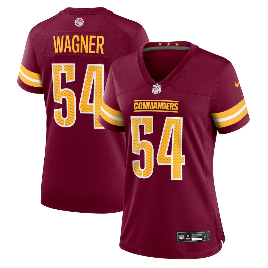 Bobby Wagner 54 Washington Commanders Women's Game Jersey - Burgundy JS9602 Saliibo