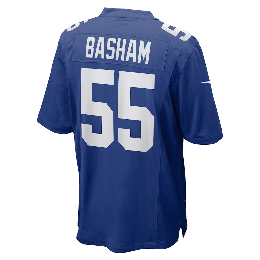Boogie Basham 55 New York Giants Team Game Men Jersey - Royal JS6976 Saliibo - Image 3