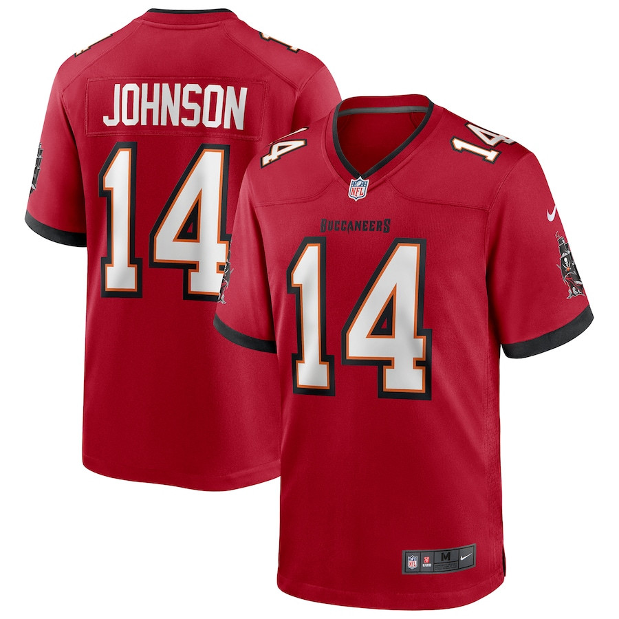 Brad Johnson 14 Tampa Bay Buccaneers Men Game Retired Jersey - Red JS6544 Saliibo