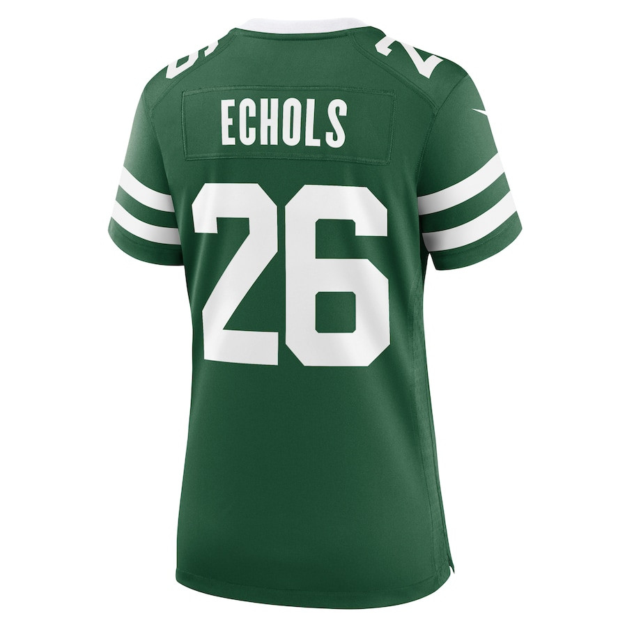 Brandin Echols 26 New York Jets Women's Team Game Jersey - Legacy Green JS7610 Saliibo - Image 3