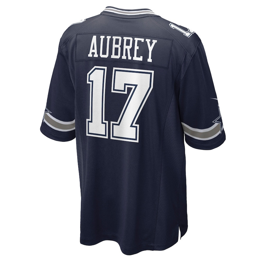Brandon Aubrey 17 Dallas Cowboys Team Game Men Jersey - Navy JS2250 Saliibo - Image 3