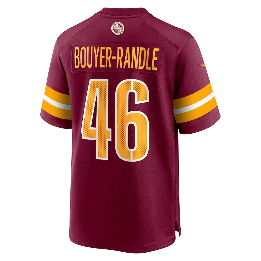 Brandon Bouyer-Randle 46 Washington Commanders Game Men Jersey - Burgundy JS5919 Saliibo - Image 3