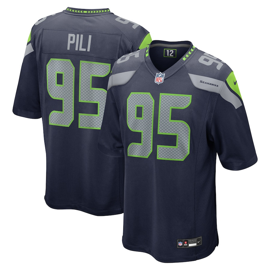 Brandon Pili 95 Seattle Seahawks Game Men Jersey - College Navy JS7879 Saliibo