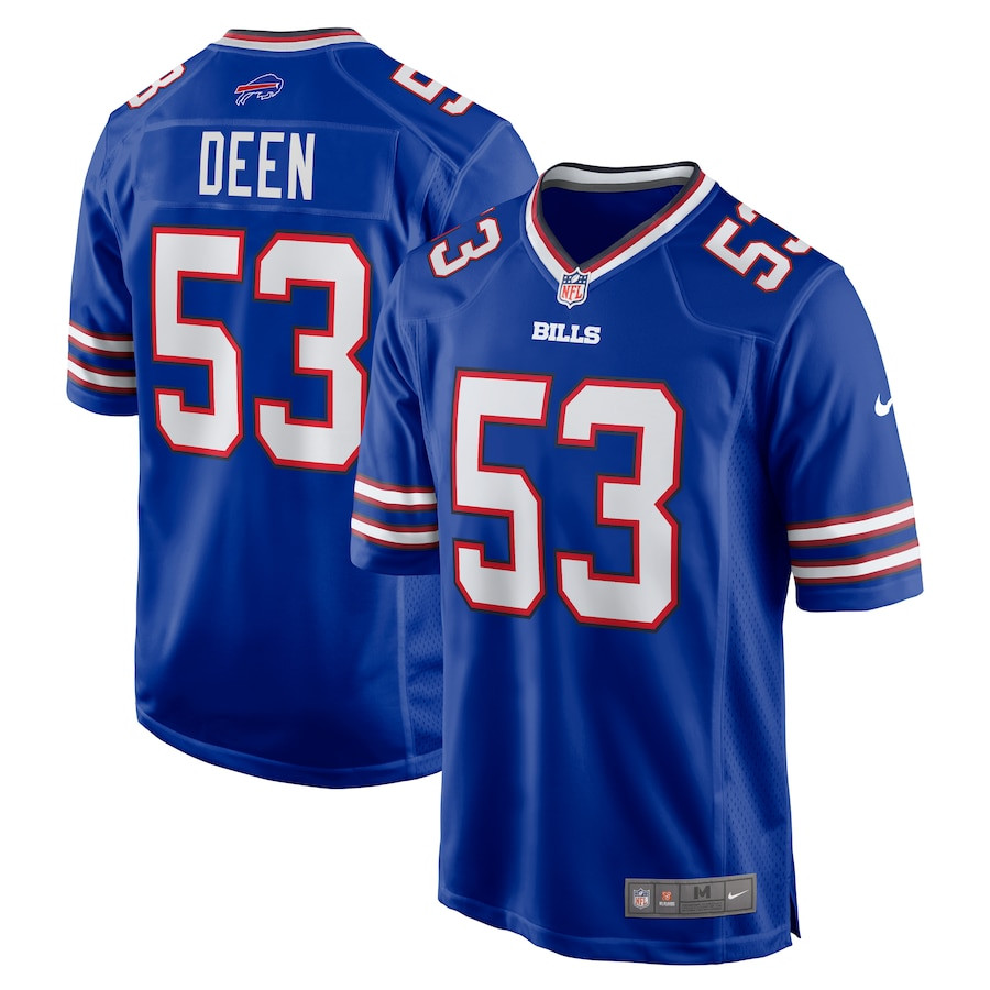 Branson Deen 53 Buffalo Bills Game Men Jersey - Royal JS3870 Saliibo
