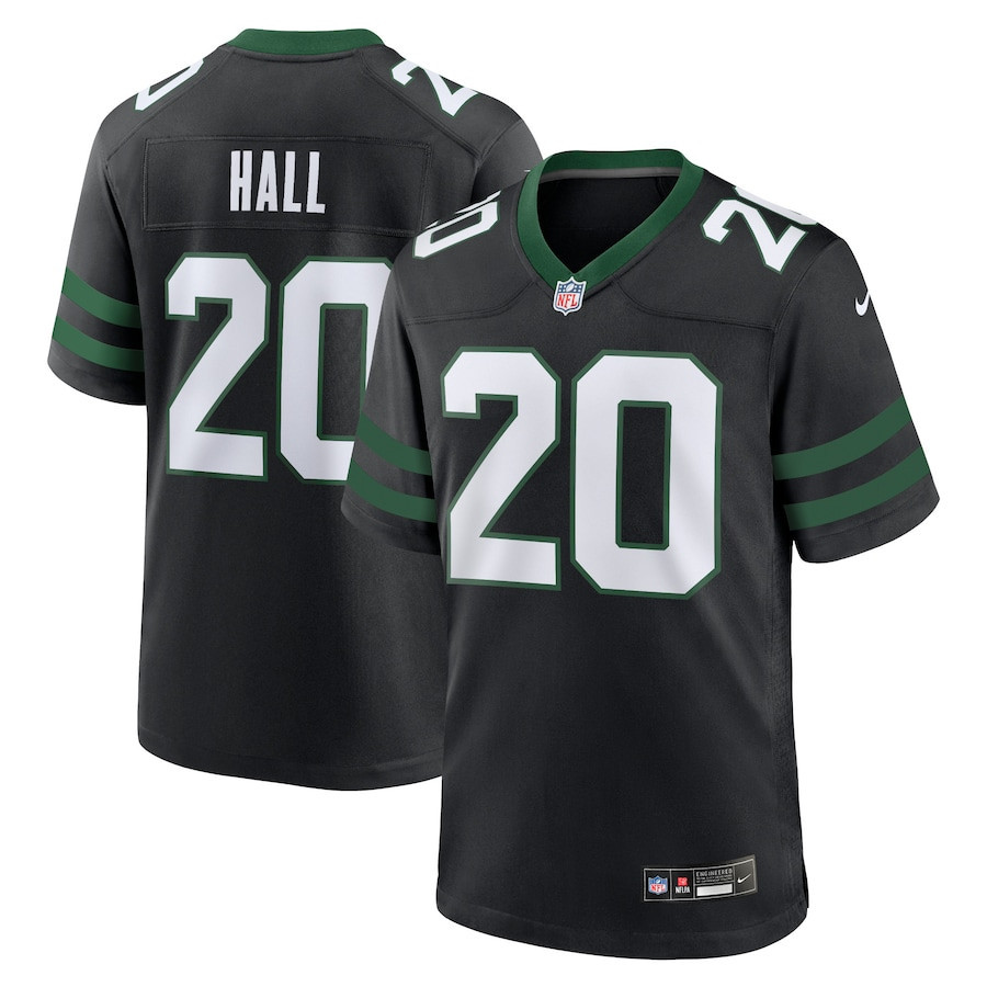 Breece Hall 20 New York Jets Alternate Game Jersey - Men, Legacy Black JS3456 Saliibo