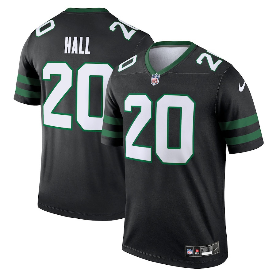 Breece Hall 20 New York Jets Alternate Legend Jersey - Men, Legacy Black JS8420 Saliibo
