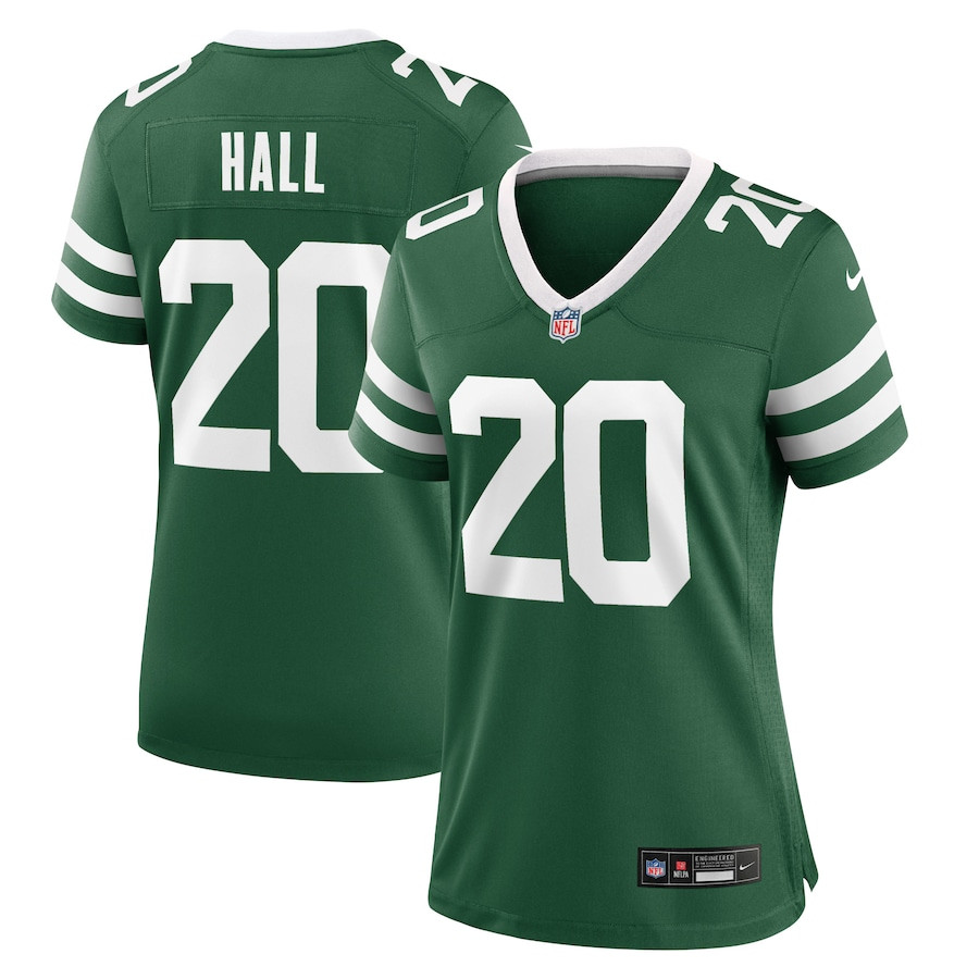 Breece Hall 20 New York Jets Game Women Jersey - Legacy Green JS2205 Saliibo