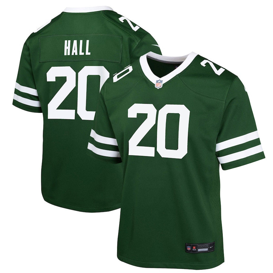 Breece Hall 20 New York Jets Game YOUTH Jersey - Legacy Green JS2846 Saliibo