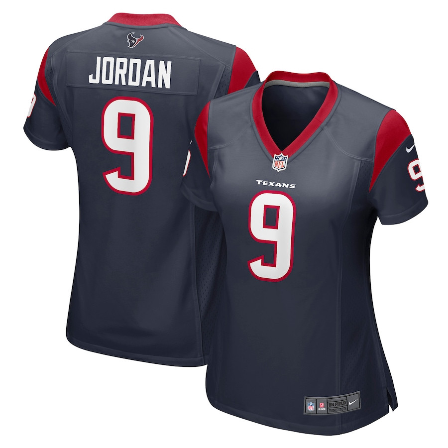 Brevin Jordan 9 Houston Texans Women Game Jersey - Navy JS1824 Saliibo