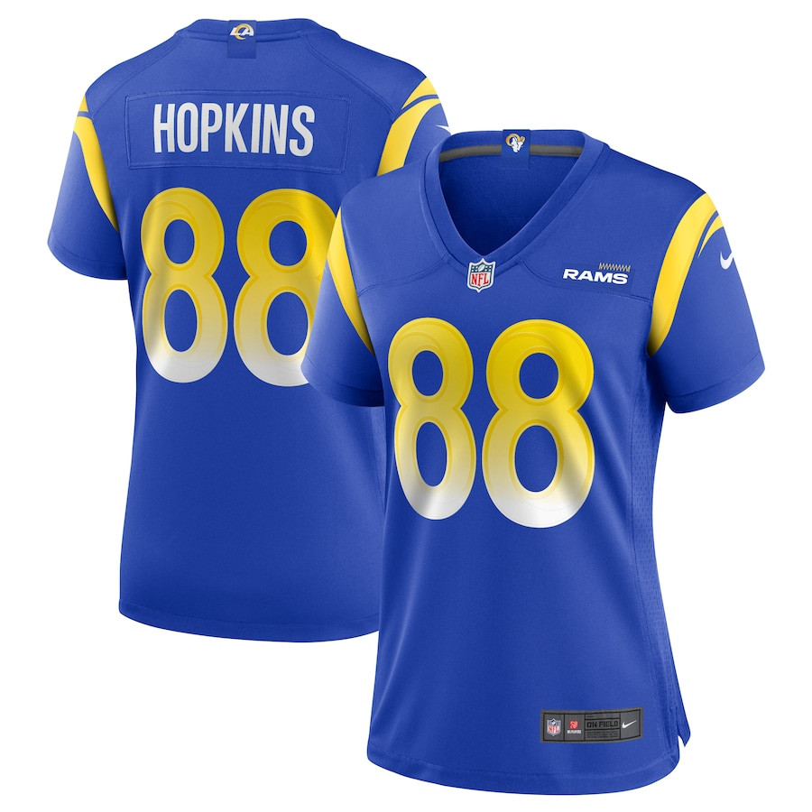 Brycen Hopkins 88 Los Angeles Rams Women Game Jersey - Royal JS9236 Saliibo