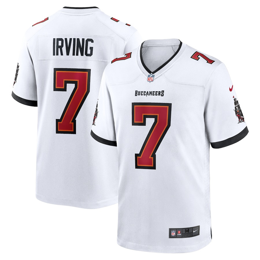 Bucky Irving 7 Tampa Bay Buccaneers Game Men Jersey - White JS8384 Saliibo