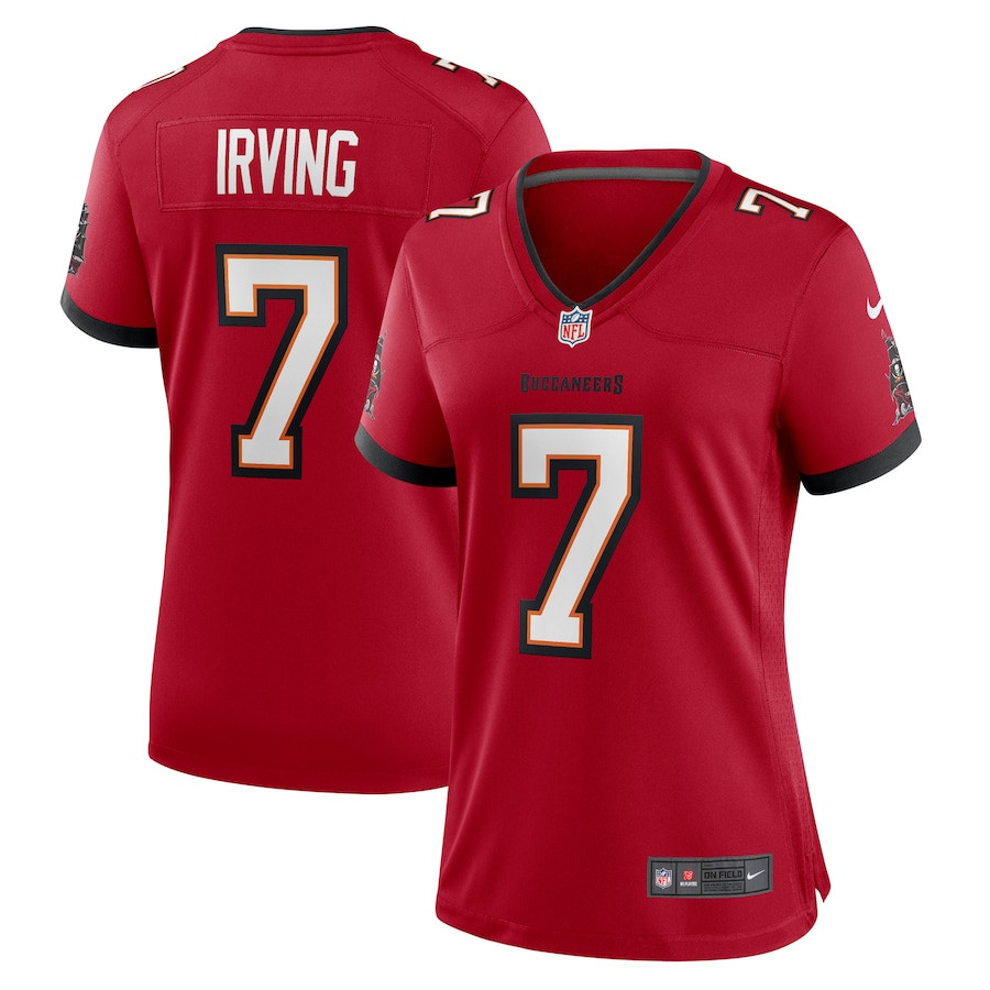 Bucky Irving 7 Tampa Bay Buccaneers Game Women Jersey - Red JS7208 Saliibo