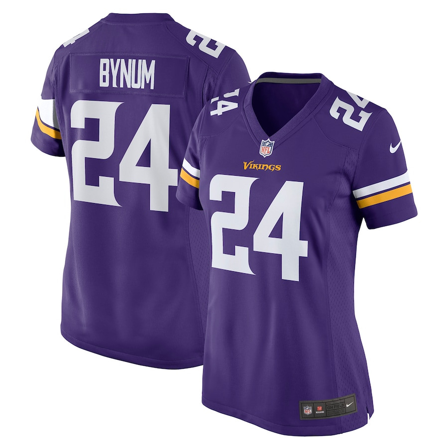 Camryn Bynum 24 Minnesota Vikings Women Game Jersey - Purple JS3795 Saliibo